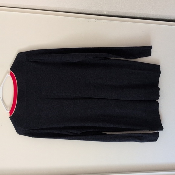 Banana Republic Womens Medium 100% Merino Wool Cardigan Blue Preppy Contemporary - Picture 6 of 7